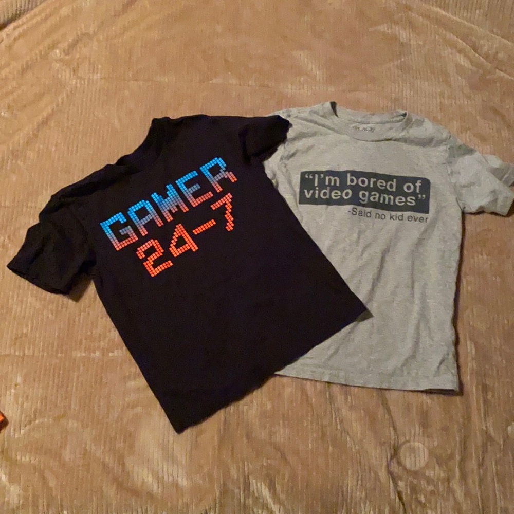 Children’s Place Two Boys SS Tee Shirts Sz:5/6